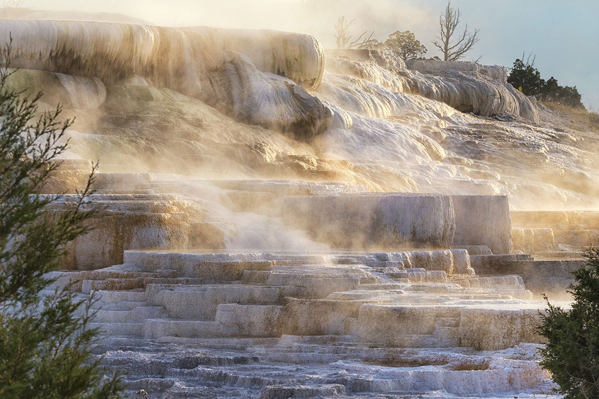 mammoth hot springs  yellowstone