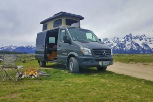 Camping in a Van