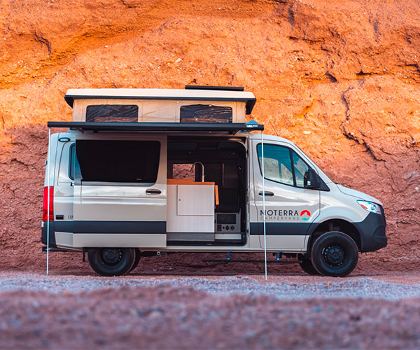 Moterra Campervans Pop-Top Plus 4x4 Luxury Sprinter Van Rental for Families and Groups