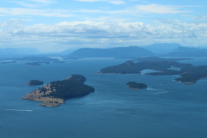 Aerial View of the San Juan Islands
