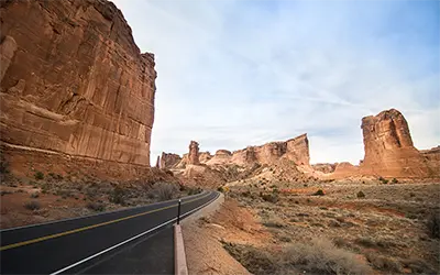 Road in Arches National Park, Utah